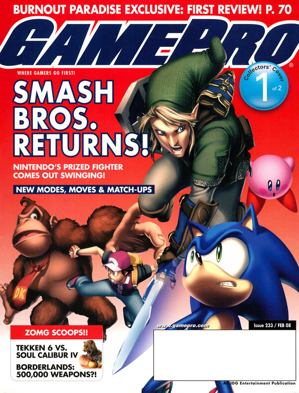 GamePro Issue 233 (February 2008) cover
